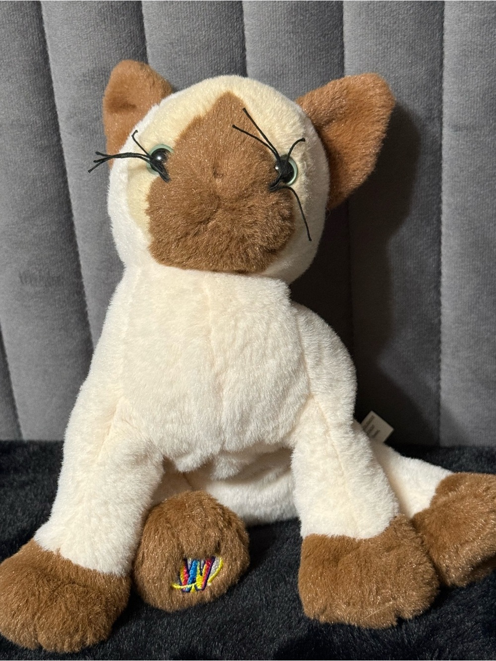 Webkinz Siamese Cat Plush HM160 Ganz Stuffed Animal Plush Toy NO CODE